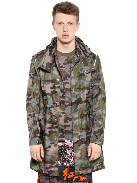 givenchy camouflage parka|net a porter givenchy jacket.